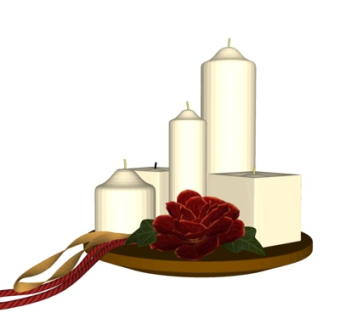 现代蜡烛灯su模型