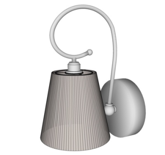 现代金属摆件su模型