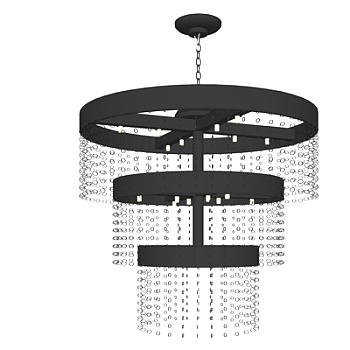 <em>现代金属吊灯</em>su模型