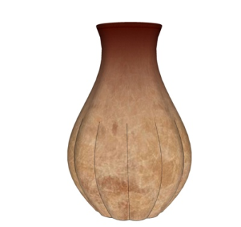 现代陶瓷花瓶su模型