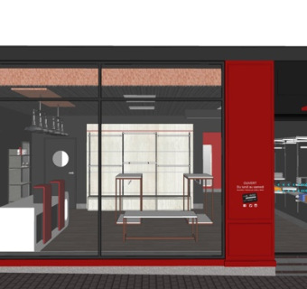 工业风服饰专卖店su模型