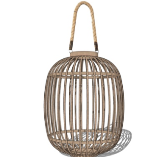 现代灯笼su模型