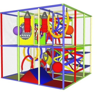 现代儿童娱乐设备su模型