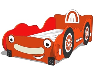 现代<em>儿童汽车</em>玩具su模型
