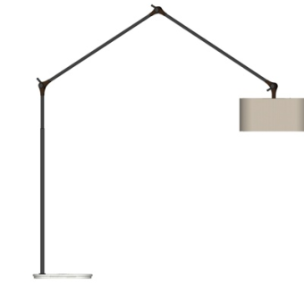 现代落地灯su模型