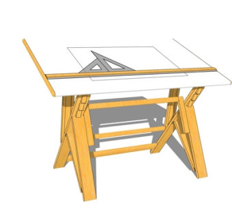 现代画板su模型