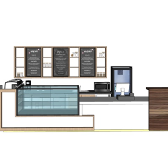 现代收银台su模型