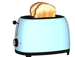现代<em>烤</em>面包机su模型