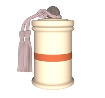 现代陶瓷罐子su模型