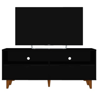 现代实木电视柜su模型