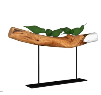 现代金属小鸟摆件su模型