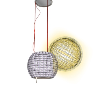 现代球形吊灯su模型