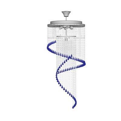 现代水晶吊灯su模型