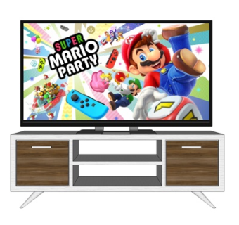 北欧实木电视柜su模型