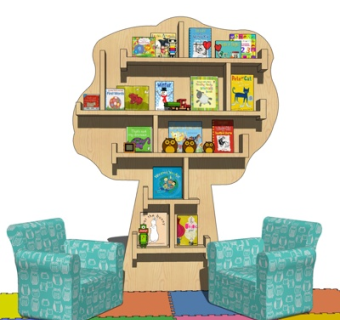 现代布艺单人沙发su模型