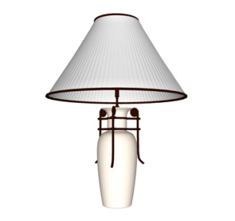 现代台灯su模型