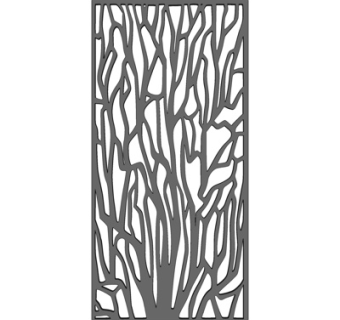 现代镂空屏风隔断su模型