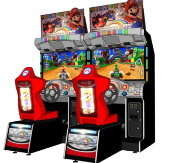 现代电玩城游戏设备su模型