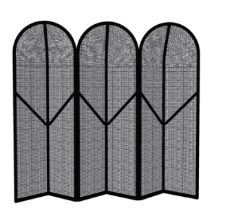 现代屏风隔断su模型