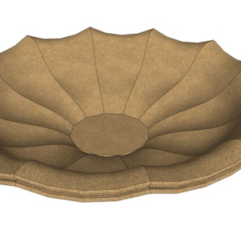 欧式盘子su模型