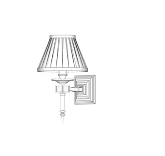 简欧壁灯su模型