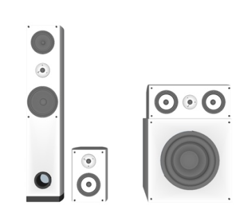 现代音响设备su模型