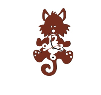 现代卡通挂钟su模型