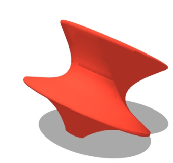 现代陀螺摆件su模型