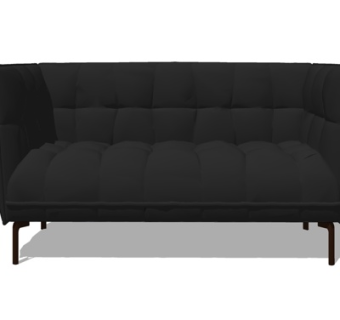 现代布艺多人沙发su模型