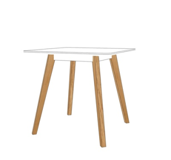 现代实木角几su模型