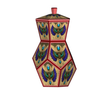 新古典混搭珐琅葫芦器皿su模型