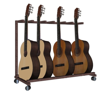 现代吉他组合su模型