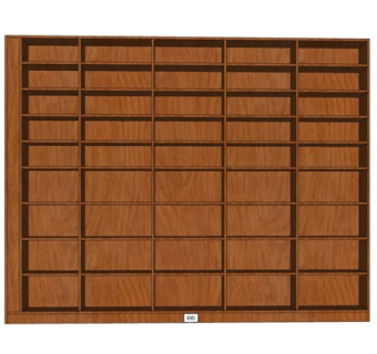 现代实木装饰柜su模型