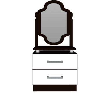 现代实木浴室柜su模型