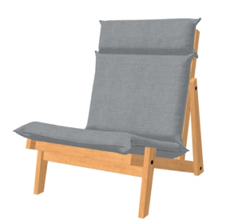 现代布艺休闲椅su模型