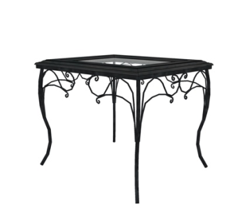 简欧铁艺餐桌su模型