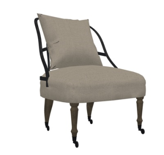 美式布艺单椅su模型