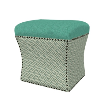 现代布艺凳子su模型