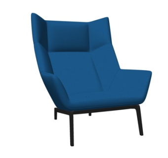 现代布艺休闲椅su模型