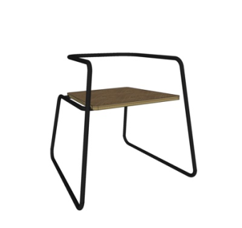 现代铁艺单椅su模型