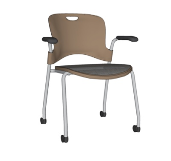 现代布艺单椅su模型