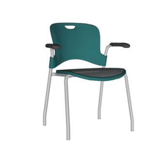 现代布艺单椅su模型