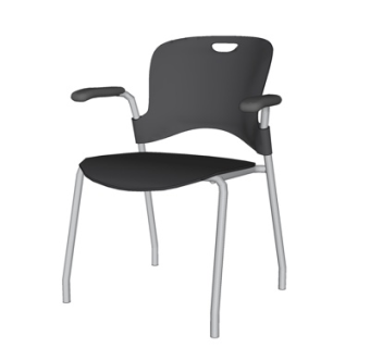 现代布艺单椅su模型