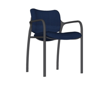 现代布艺单椅su模型