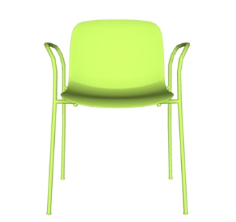 现代布艺单椅su模型