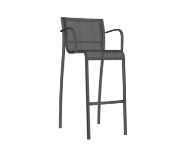 现代吧台椅su模型