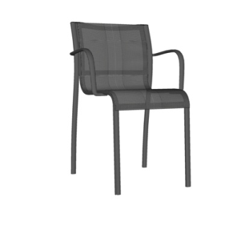 现代网格单椅su模型