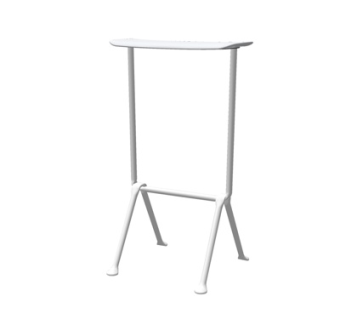 现代金属吧台椅su模型