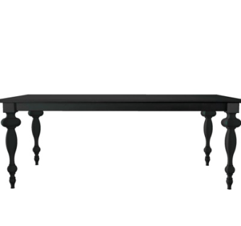 简欧实木端景台su模型