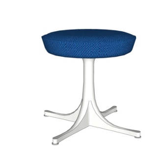 现代布艺凳子su模型